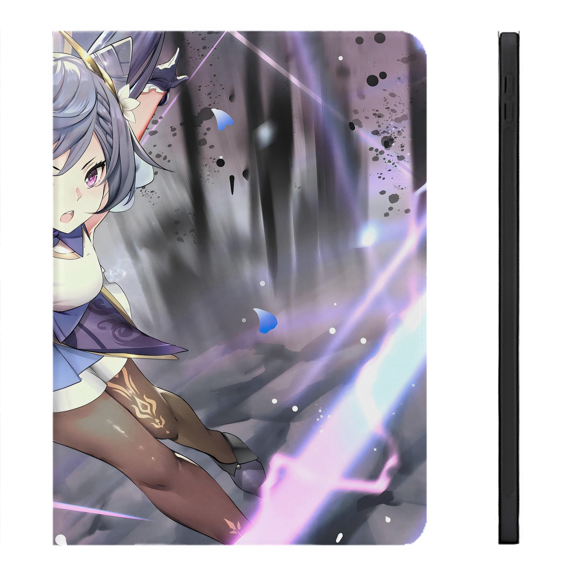 げんし神 genshin IPadケース ペンホルダー付き ブックスタイルデザイン